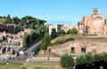 Roman Forum and Templum Veneris, Rome, Italy Royalty Free Stock Photo