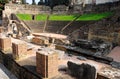 Roman forum with the theater in Trieste, Friuli Venezia Giulia (Italy) Royalty Free Stock Photo