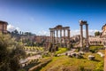 Roman Forum, view from Capitolium Hill in Rome