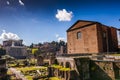 Roman Forum, view from Capitolium Hill in Rome