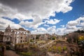 Roman Forum, view from Capitolium Hill in Rome