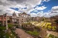 Roman Forum, view from Capitolium Hill in Rome