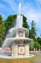 Roman fountain in Peterhof lower park, Saint Petersburg, Russia