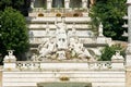 Roman fountain in Rome, Italy