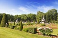 Roman fountains at Pertergof Palace. Royalty Free Stock Photo