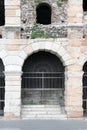 Roman gate in the Arena in Verona City Italy