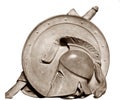 Roman Gladiator Helmet Royalty Free Stock Photo