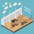 Roman Gladiators Isometric Background