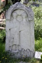 A Roman gravestone at Ankara in Turkey. Royalty Free Stock Photo