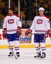 Roman Hamrlik and Lars Eller Montreal Canadiens