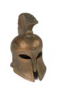 A roman helmet isolated Royalty Free Stock Photo