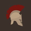 Roman Helmet Isolated