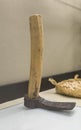Roman hoe. Agricultural iron tool