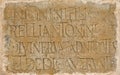 Roman latin inscription