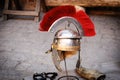 Roman legionary helmet Royalty Free Stock Photo
