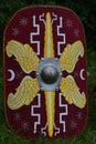 Roman Legionary Shield Royalty Free Stock Photo