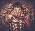Roman legionary soldier Royalty Free Stock Photo