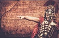 Roman legionary soldier Royalty Free Stock Photo