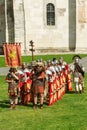 Roman Legionnaires of Legio XIII Gemina Royalty Free Stock Photo