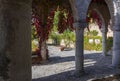 Roman loggia in the palace in Balchik