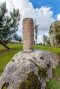 Roman Milestone used by the Romans in the roads of the Empire to inform the name and distance of that way