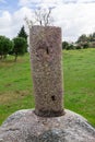 Roman Milestone used by the Romans in the roads of the Empire to inform the name and distance of that way