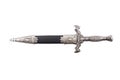 Roman military dagger on white background Royalty Free Stock Photo