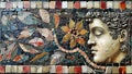 Roman Mosaic Ancient Tile Work Beautiful Mysterious History Royalty Free Stock Photo