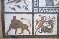 Roman mosaic close up Royalty Free Stock Photo