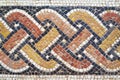 Roman mosaic close up Royalty Free Stock Photo