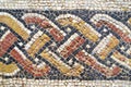 Roman mosaic close up Royalty Free Stock Photo