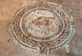 Roman mosaic fragment in Verona Royalty Free Stock Photo