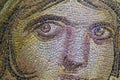 Roman mosaic of Gypsy Girl, Gaziantep, Turkey