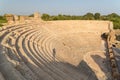 roman odeon theater in ancient nikopolis area preveza perfecture greece