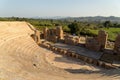 roman odeon theater in ancient nikopolis area preveza perfecture greece