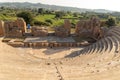 roman odeon theater in ancient nikopolis area preveza perfecture greece