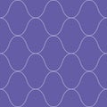 Roman Ogee abstract vector seamless pattern background with retro shapes net texture. Periwinkle purple violet geometric