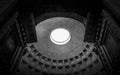 Roman Pantheon main portal Royalty Free Stock Photo