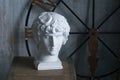 Roman plaster head of Antinous. Art Object