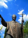 Roman Pontiff, John Paul the second, Kamenets Podolskiy, Ukraine Royalty Free Stock Photo