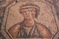 Roman portrait of a sad woman in mosaic Royalty Free Stock Photo
