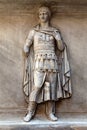 Roman relief from Hadrian's temple. Royalty Free Stock Photo