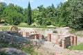 Roman remains in Hisarya, Bulgaria Royalty Free Stock Photo