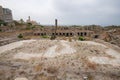 Roman remains in Tyre. Tyre is an ancient Phoenician city. Tyre, Lebanon Royalty Free Stock Photo