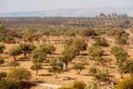 Roman road of Umm Qais, Jordan aerial view