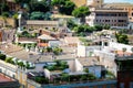 Roman roof gardens Royalty Free Stock Photo