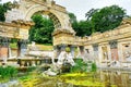The Roman Ruin, in the Schonbrunn Palace Gardens, Vienna Royalty Free Stock Photo
