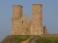 Roman Ruins of Reculver Church, Kent Royalty Free Stock Photo