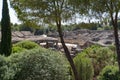 Roman Amphitheater, Italica Spain Royalty Free Stock Photo