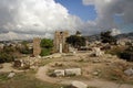 Roman ruins of Byblos, Mediterranean coast, Lebanon